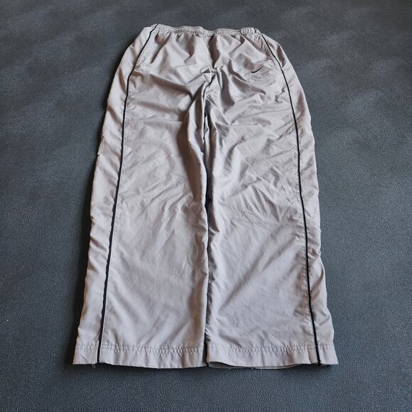Y2K Nike Silvertab Grey Nylon Track Sweatpants Small - Picture 1 of 10